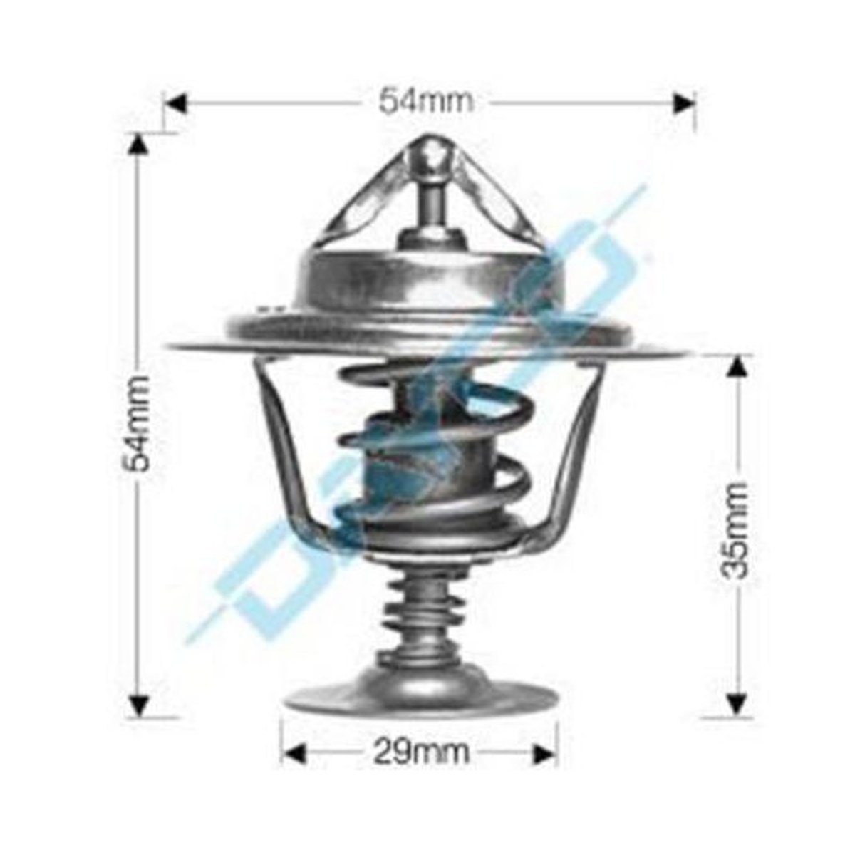 Dayco Thermostat 54mm - 71 Degrees C - DT13C