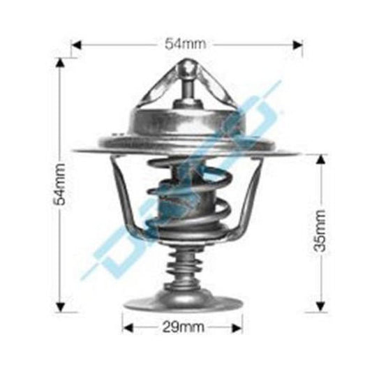 Dayco Thermostat 54mm - 71 Degrees C - DT13C