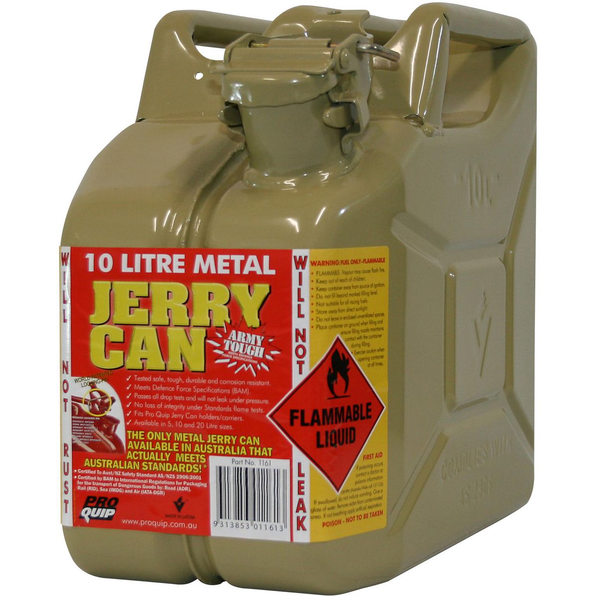 Pro Quip Jerry Can 10L Diesel Olive - 1161