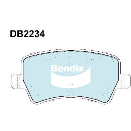Bendix Brake Pads Set Euro+ - DB2234EURO
