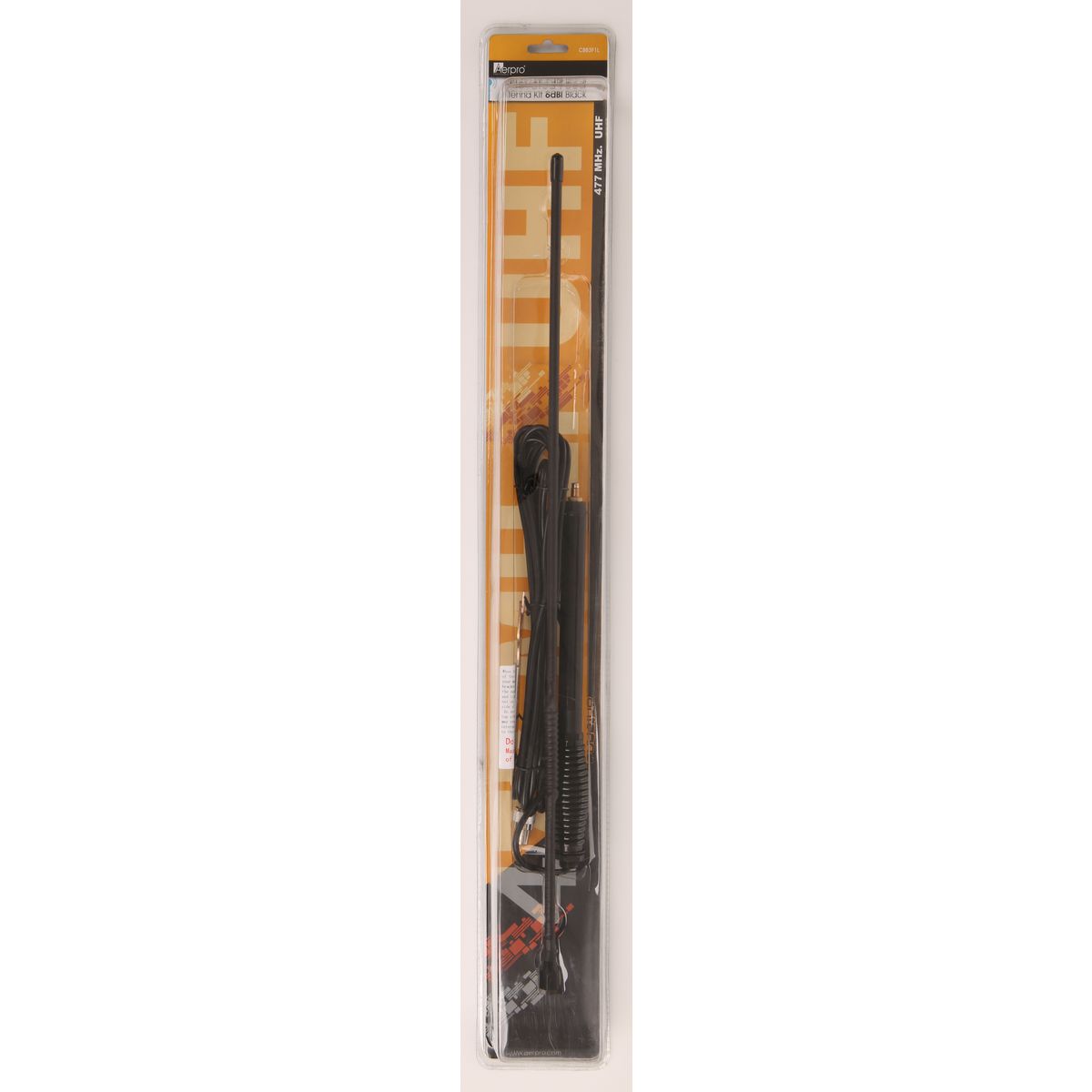 Aerpro UHF Antenna Kit E-Feed 65cm Black - CBB3F1L