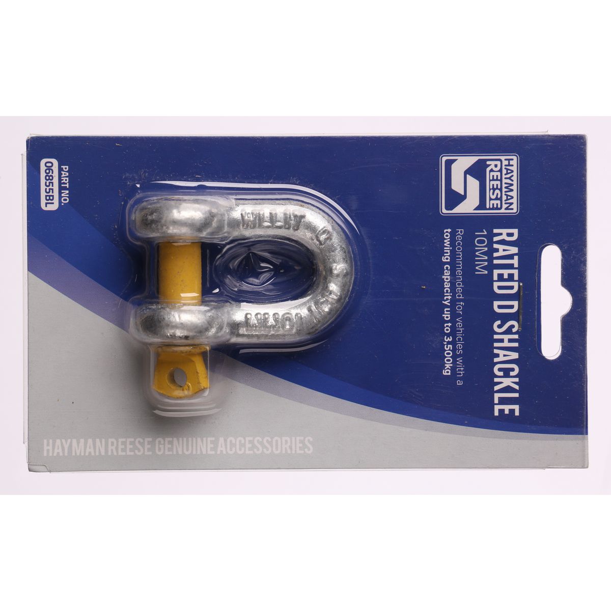 Hayman Reese Rated D-Shackle - 10mm / 1000Kg - 06855BL