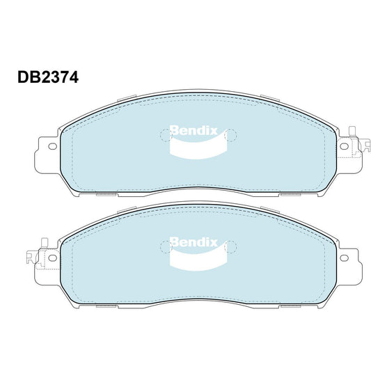 Bendix Brake Pads Set - Heavy Duty - DB2374HD