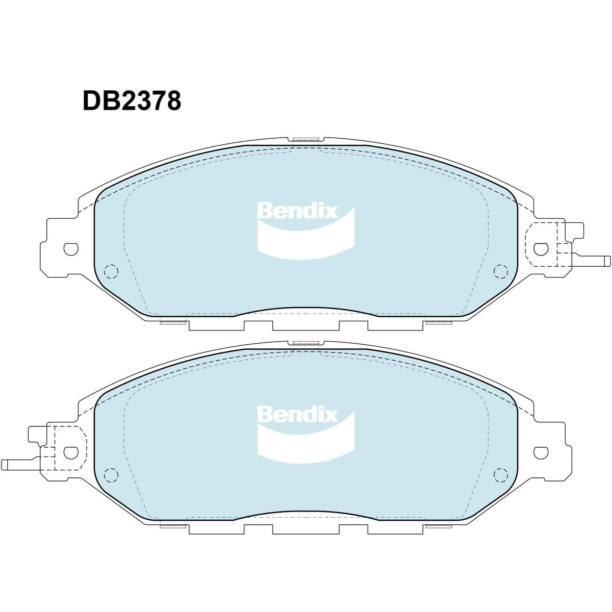 Bendix Brake Pads Set - 4WD/SUV - DB2378-4WD