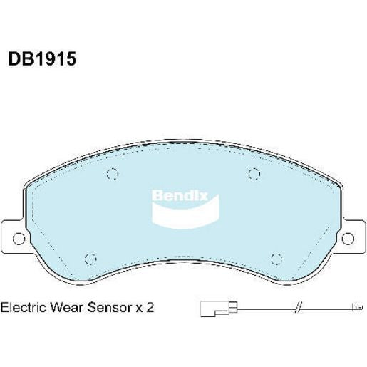 Bendix Brake Pads Set - Ultimate - DB1915ULT