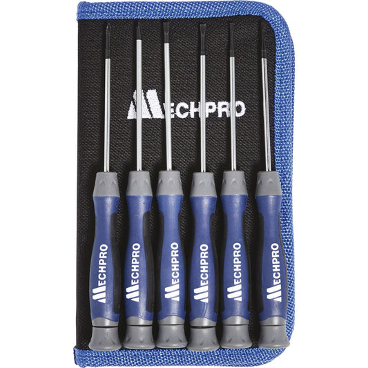 Mechpro Blue Mini Screwdriver Set 6pc - MPBSD102K