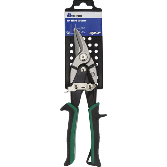 Mechpro Blue Aviation Snips Right Cut 250mm - MPBAS103