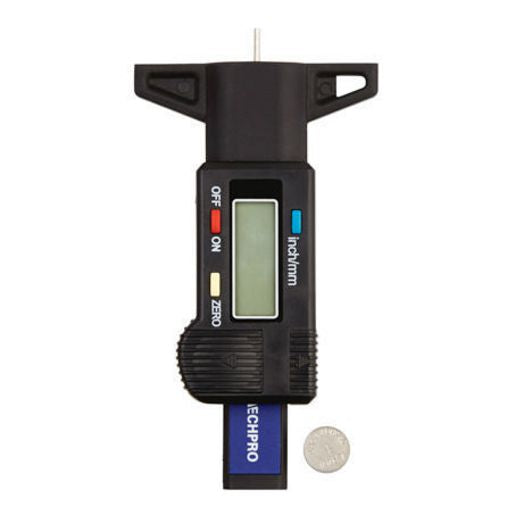 Mechpro Blue Digital Tread Depth Gauge - MPBDG101