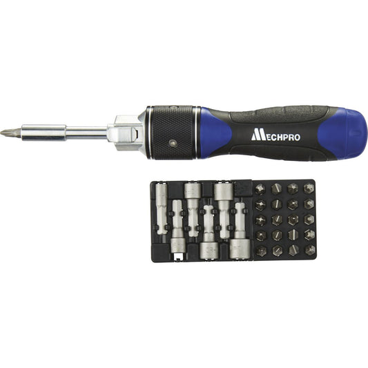 Mechpro Blue Double Drive Screwdriver Set 28pc - MPBSD103K