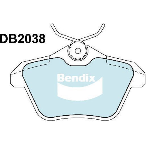 Bendix Brake Pads Set - General CT - DB2357GCT