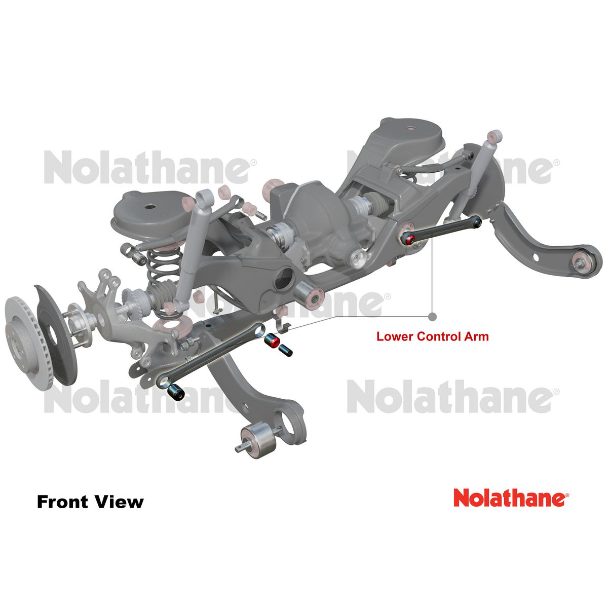 Nolathane Rear Lower Front Control Arm - 46922