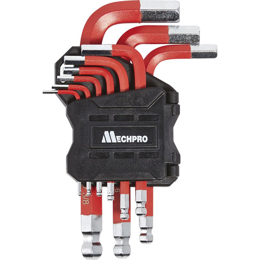 Mechpro Blue Hex Key Small Arm Set SAE 9pc - MPBHK103K
