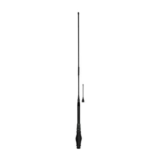 Uniden Elevated Feed And Fibreglass Black Whip (6.6/3.0 Dbi Gain) - AT880BK