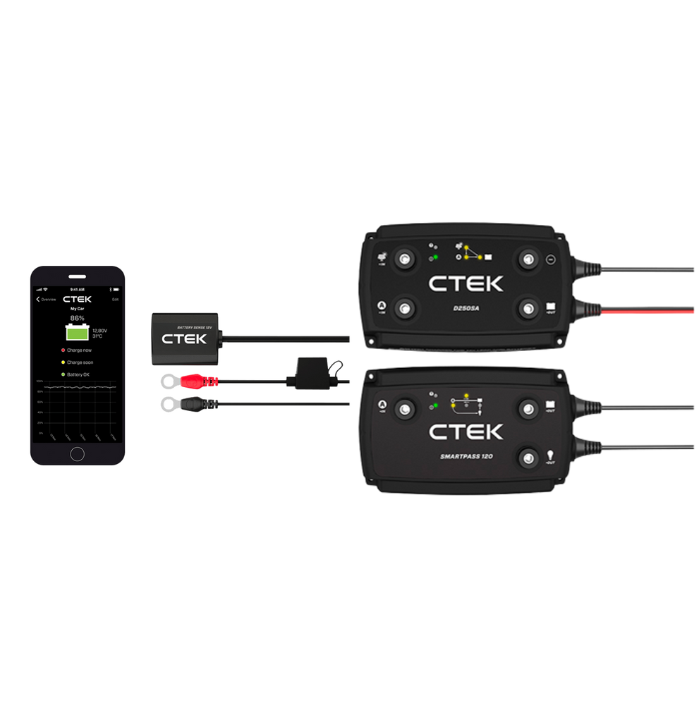 Graham's DMAX CTEK Power Management Set Up with Bluetooth Upgrade Bundle