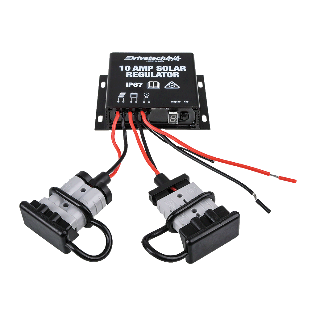 Drivetech 4x4 60W Semi Flex Solar Panel & 10A Solar Regulator Bundle