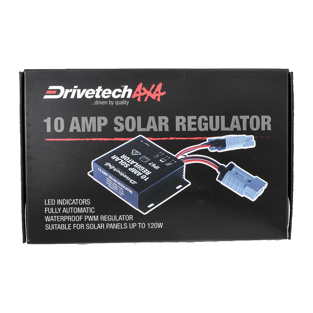 Drivetech 4x4 60W Semi Flex Solar Panel & 10A Solar Regulator Bundle