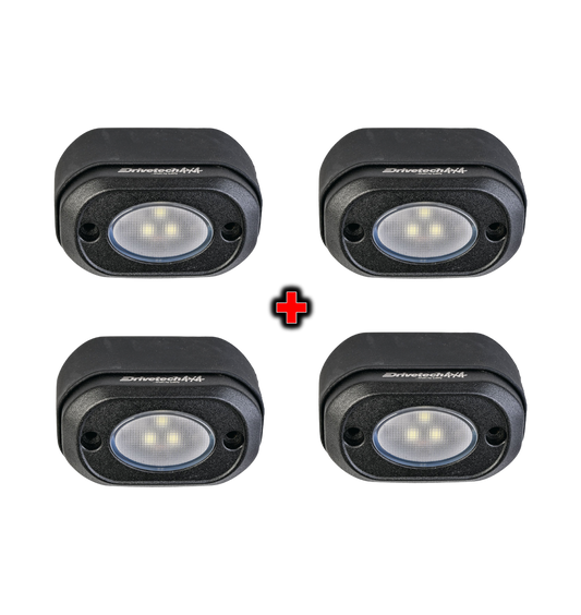 Drivetech 4x4 Rock Light 4 Pack Bundle