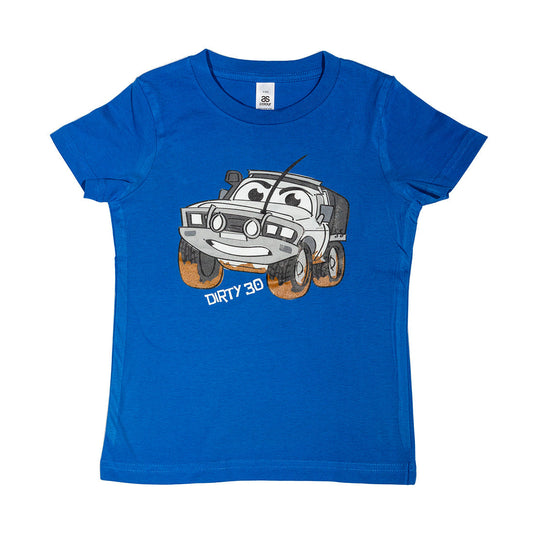 Crew Tee Graphic Print Kids Dirty 30 Blue - SK1448BL4