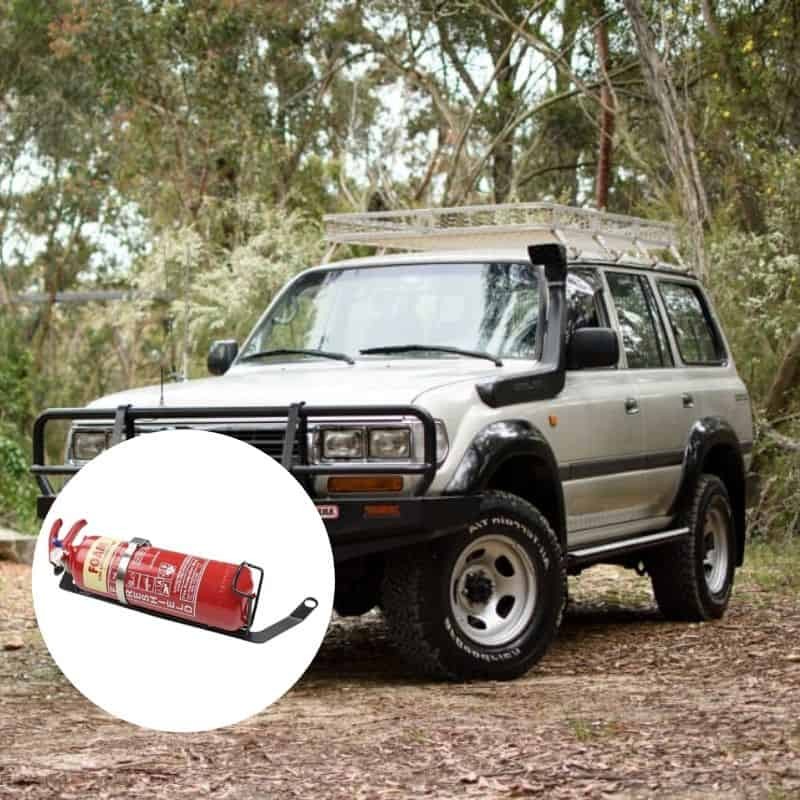 Kap Industries Fire Extinguisher Bracket to suit Landcruiser 80# - KI-LC-80-RHS