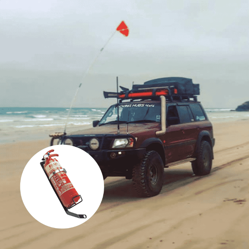 Kap Industries Fire Extinguisher Bracket to suit Patrol GU - KI-PAT-GU-RHS