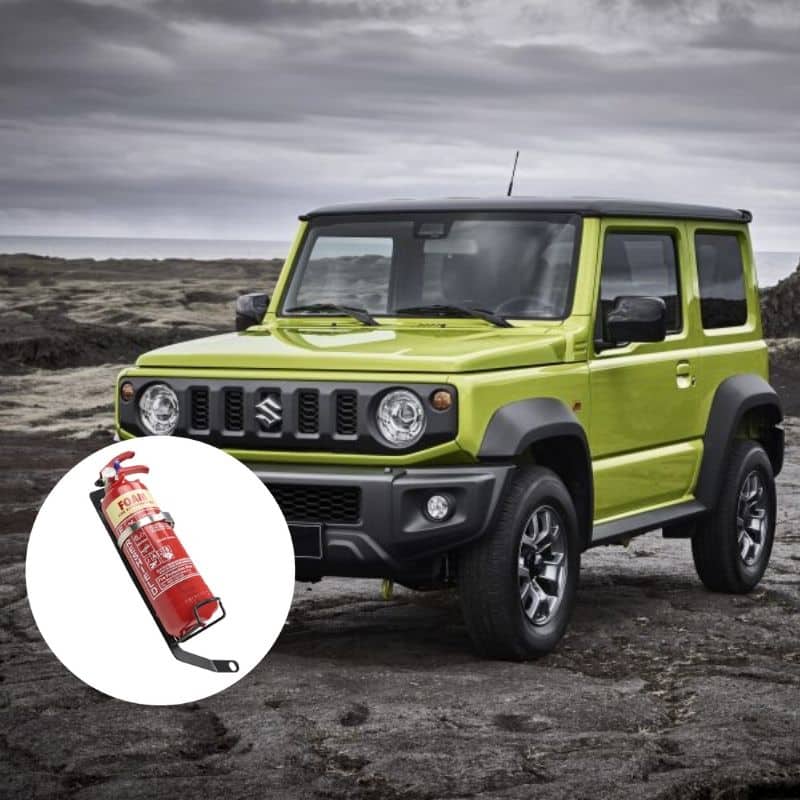 Kap Industries Fire Extinguisher Bracket to suit Jimny Gen 4 - KI-JIM-GEN4-RHS