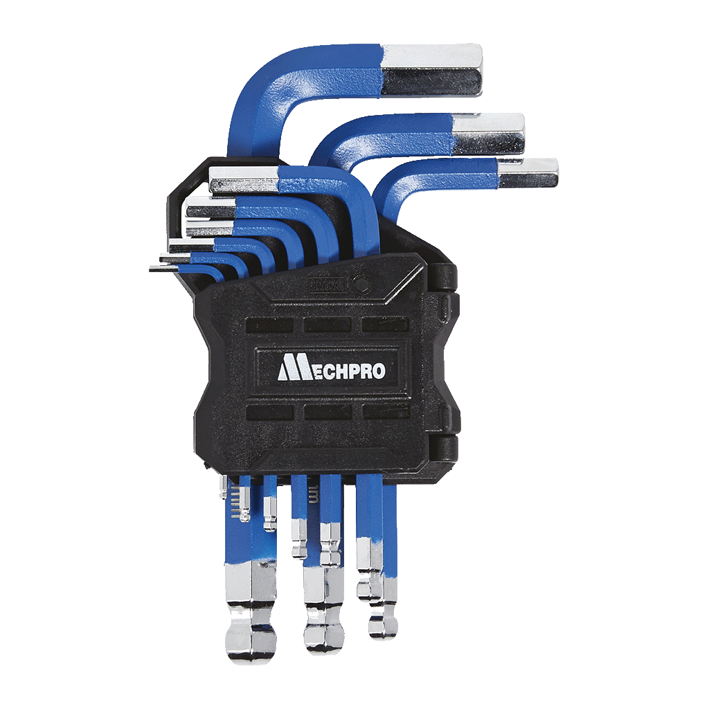 Mechpro Blue Hex Key Set Metric Small 9pc - MPBHK101K
