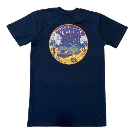 Crew Tee Graphic Print Million Star Hotel Navy