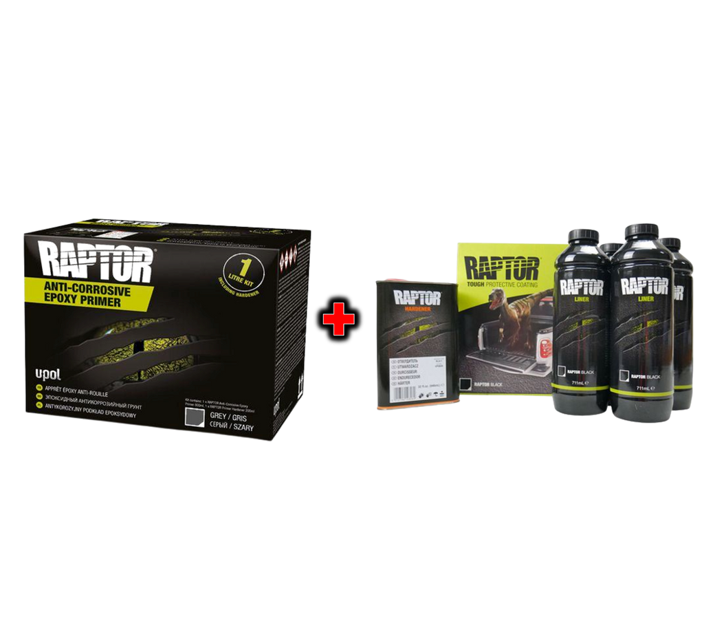 Raptor Black & Epoxy Primer Kit Easter Bundle