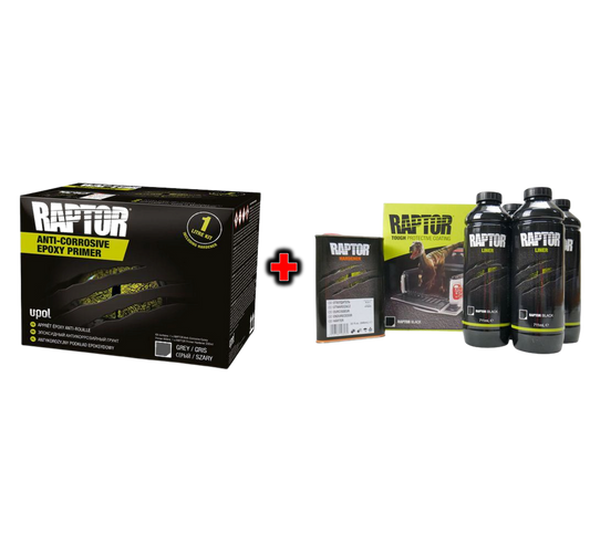 Raptor Black & Epoxy Primer Kit Easter Bundle