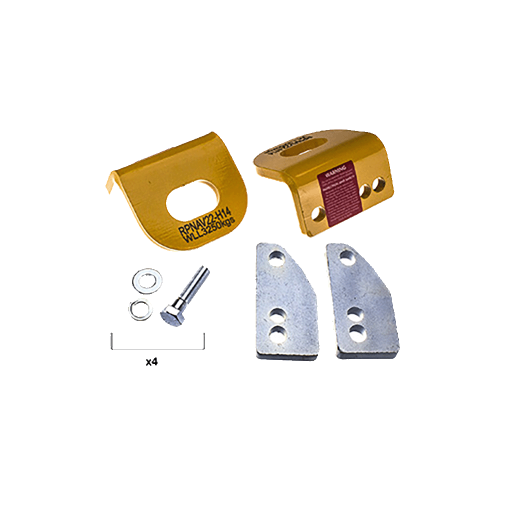 Drivetech 4x4 Recovery Point to suit Navara D22 and Equaliser Strap Kit Bundle
