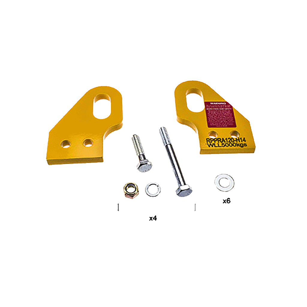 Drivetech 4x4 Recovery Point to suit Prado 120 and Equaliser Strap Kit Bundle