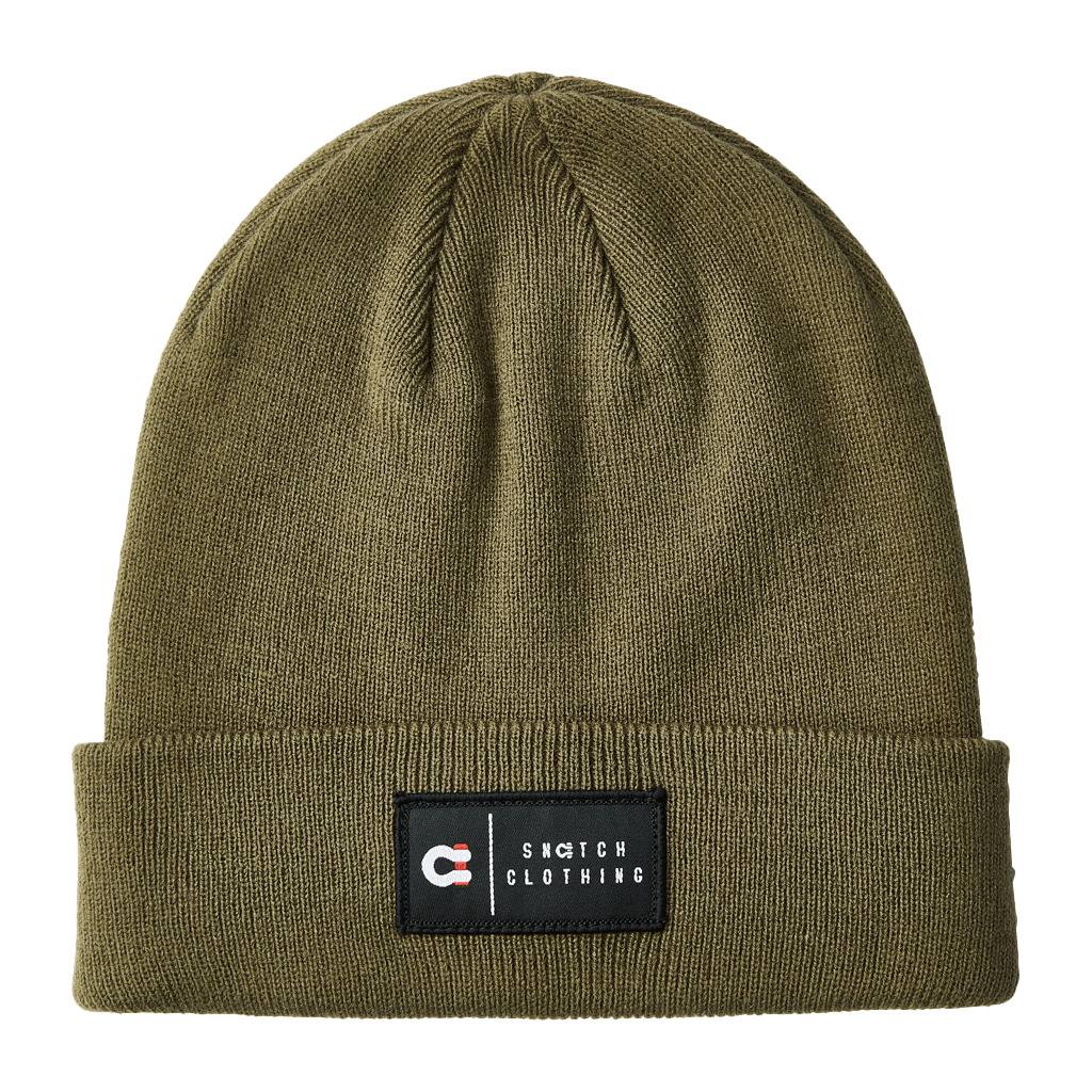 Beanie Patch Label Army Green - SU7401OVOSFM