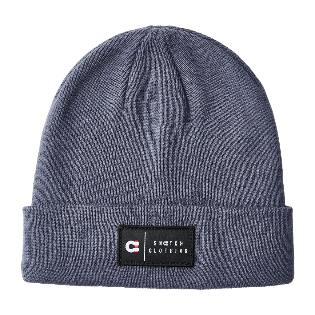 Beanie Patch Label Petrol - SU7401PLOSFM