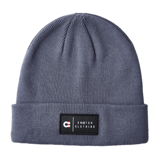 Beanie Patch Label Petrol - SU7401PLOSFM