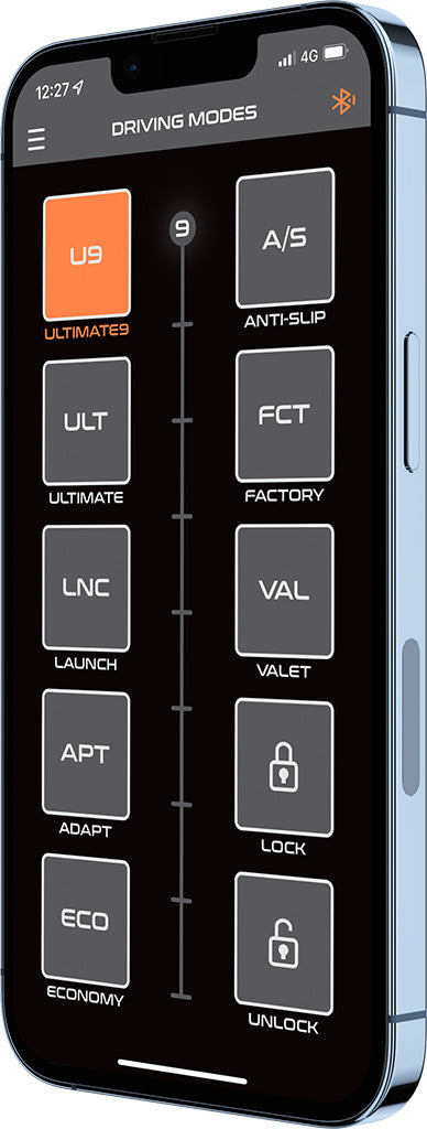 Ultimate 9 EVC-X Throttle Controller with Blutooth App Controller to suit Ford, Mazda and Land Rover - X622