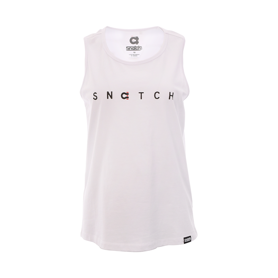 Women's Singlet White - SF1001WT