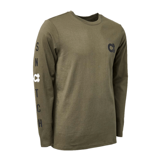 Long Sleeve Crew Army Green - SM1601OVSML