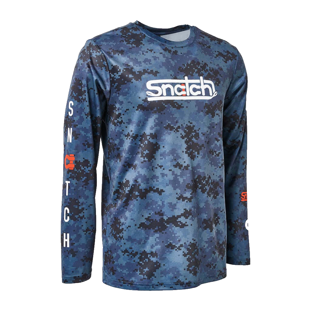 Sublimated Long Sleeve Camo Petrol