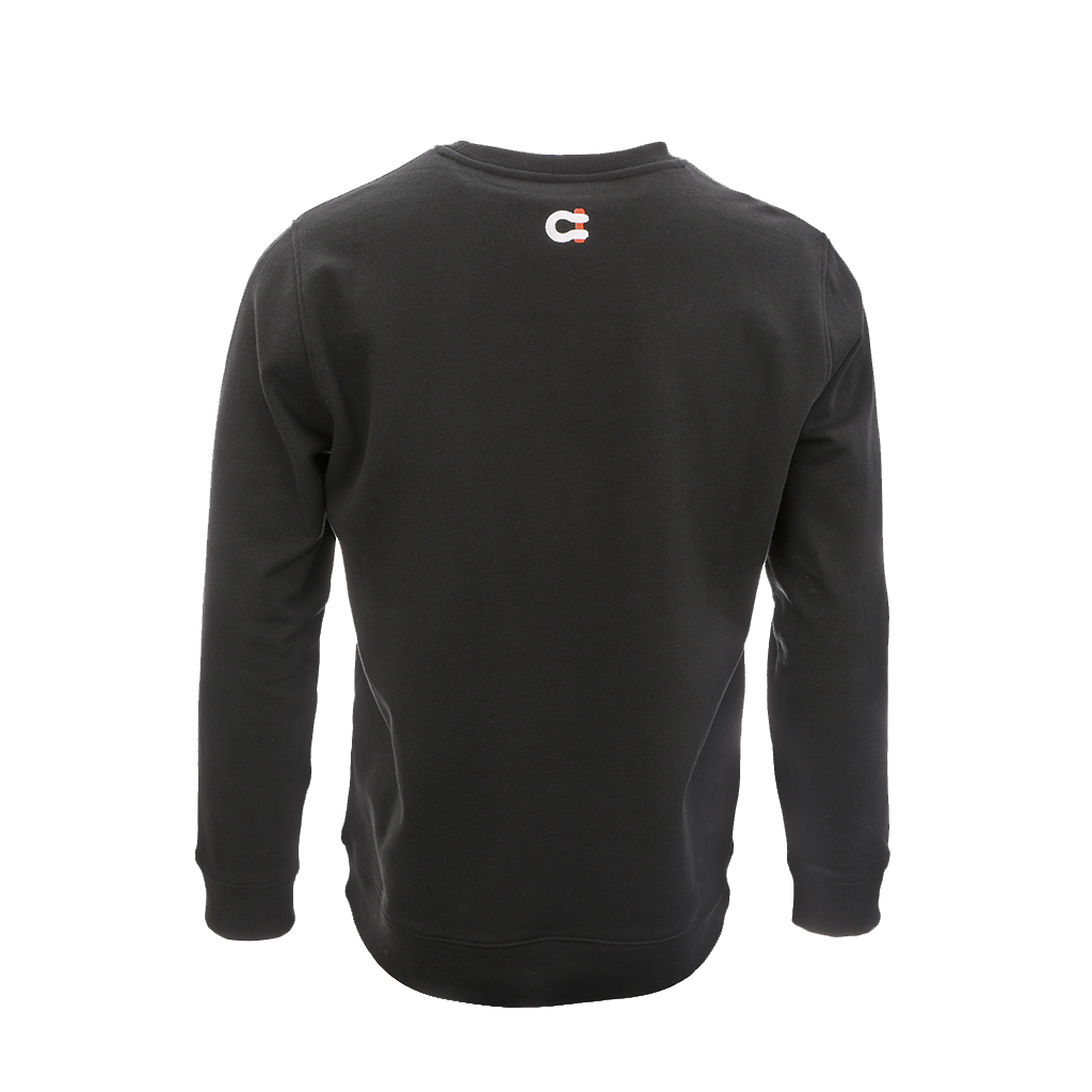 Embroidered Snatch Crew Sweater Black - SM2001BK