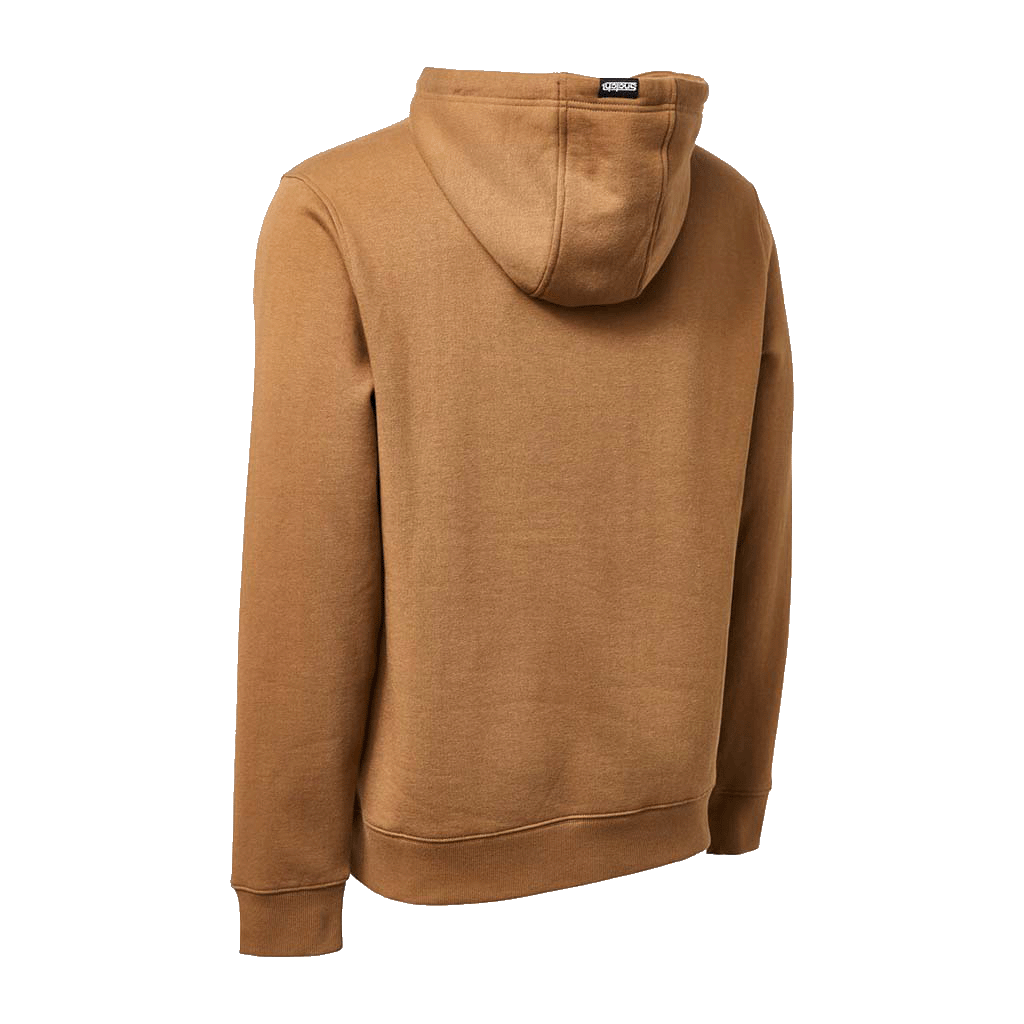 Embroidered Snatch Hoodie Dark Sand