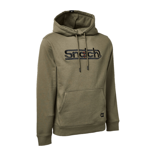 Embroidered Snatch Hoodie Army Green
