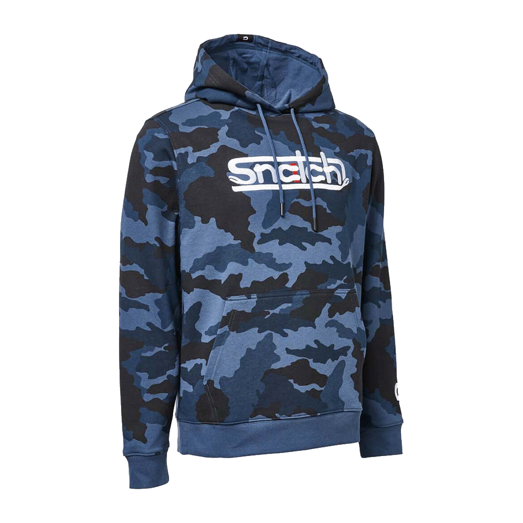 Embroidered Snatch Hoodie Petrol Camo