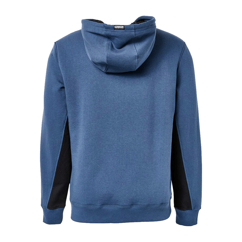 Sherpa Hoodie Lined Zip Petrol