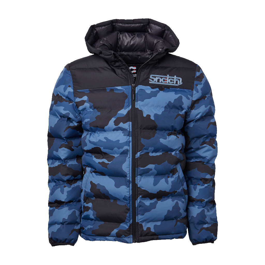 Puffer Jacket Wide Camo Petrol - SM3001CP2XL
