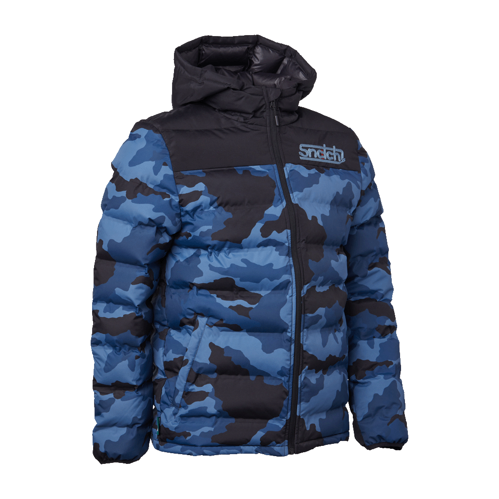 Puffer Jacket Wide Camo Petrol