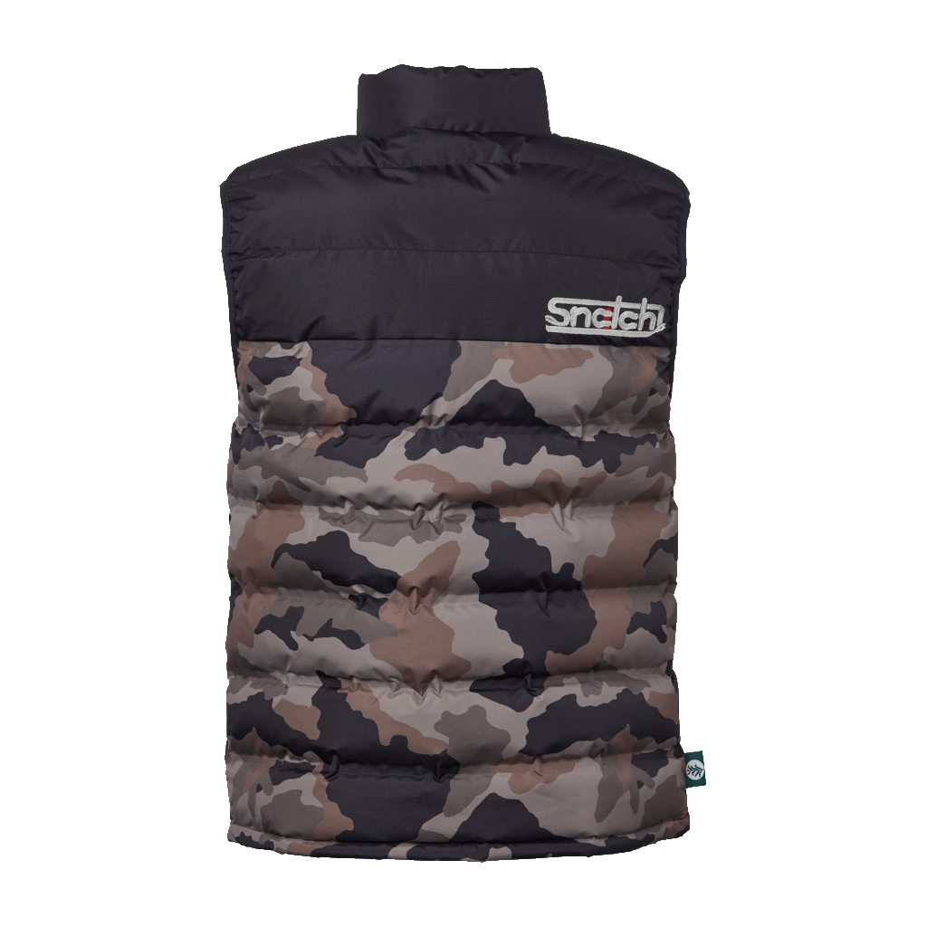 Puffer Vest Camo Army