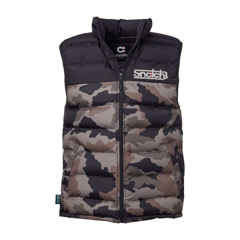 Puffer Vest Camo Army - SM3201CO2XL
