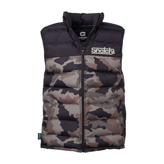 Puffer Vest Camo Army - SM3201CO2XL