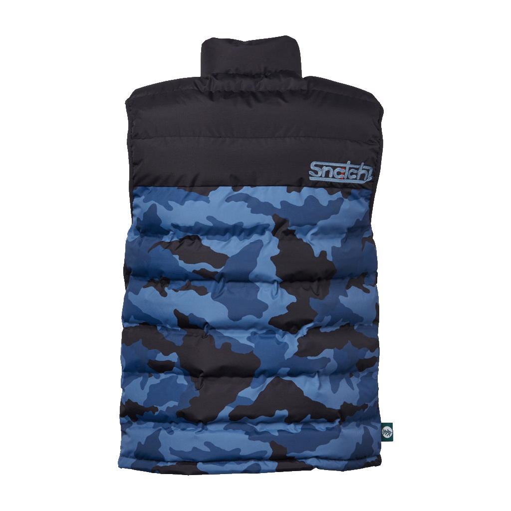 Puffer Vest Camo Petrol