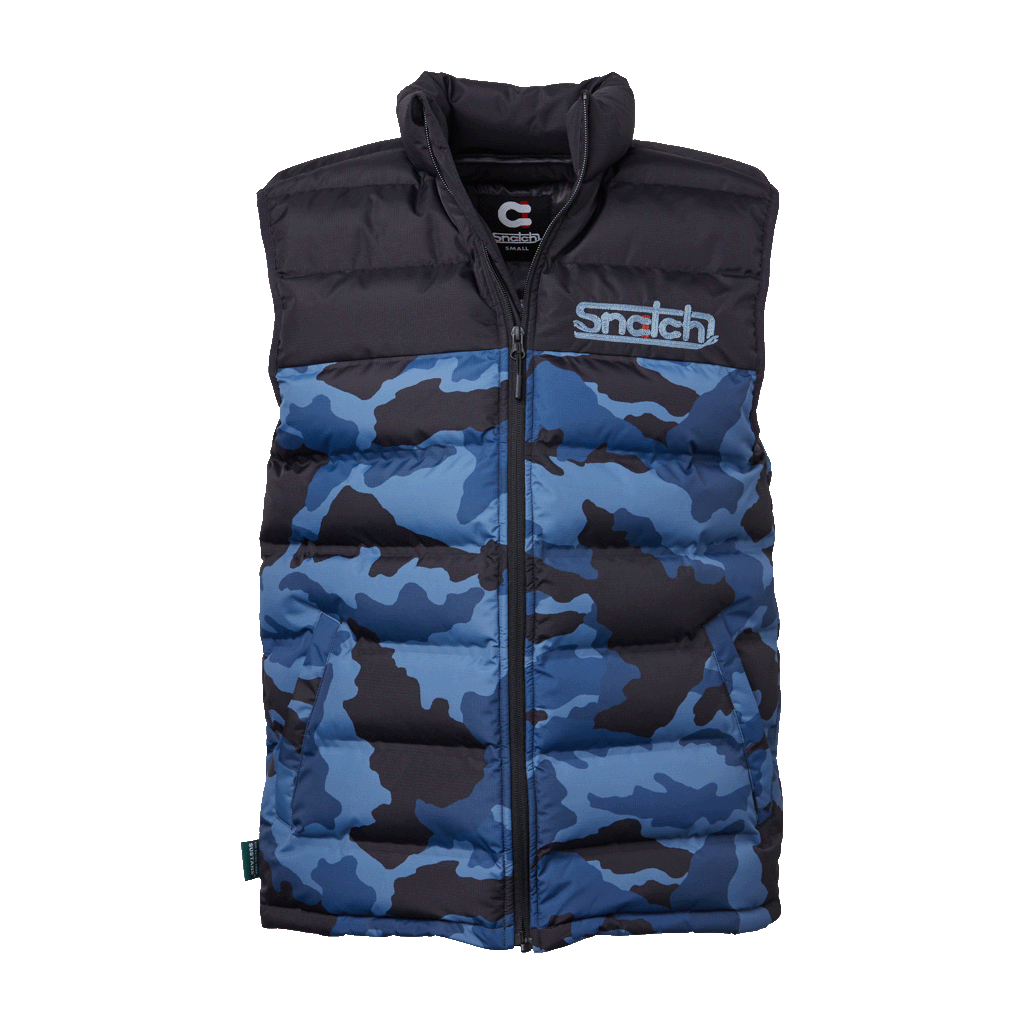 Puffer Vest Camo Petrol - SM3201CPLRG